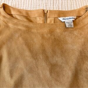 Tommy Bahama Tan Faux Suede Sheath Dress